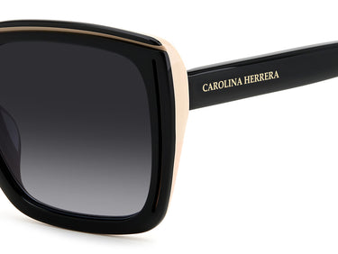 Women Carolina Herrera Sunglasses: HER 0143/G/S - Black Nude - SpecSMART Eye Clinic (Zoom View)
